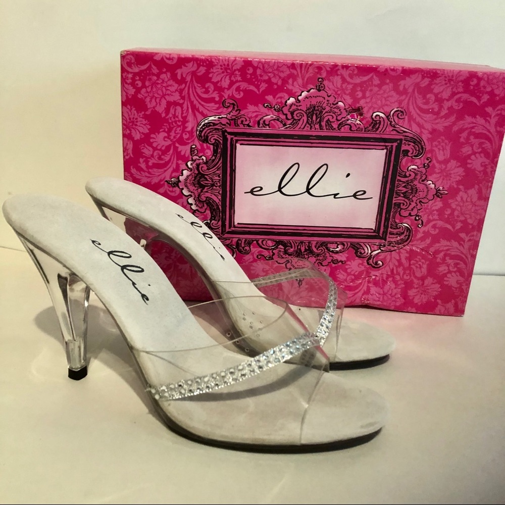 Clear 4” Fitness Competition Heels